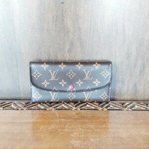 Louis Vuitton Monogram Fuchsia Emilie Wallet